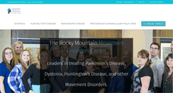 Desktop Screenshot of movementdisorderscenter.org